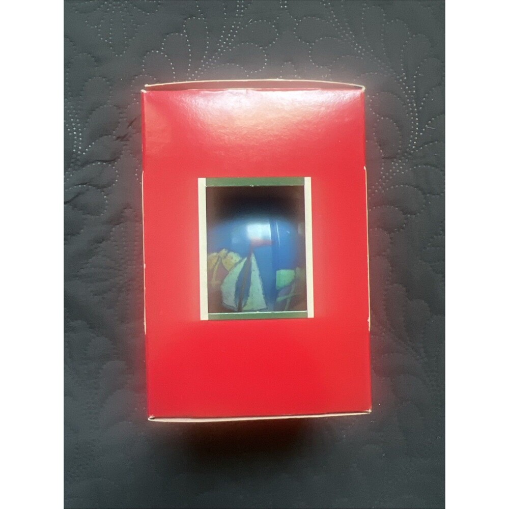 Vintage 1989 Hallmark Keepsake Ornament Grandson Glass Ball Holiday Decor Accent - Picture 2 of 6